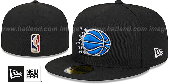 Magic 'NBA CLASSIX' Black Fitted Hat by New Era