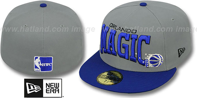 Magic 'PRO-ARCH' Grey-Blue Fitted Hat by New Era