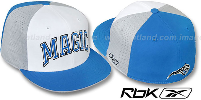 Magic 'SWINGMAN' White-Grey-Blue Fitted Hat by Reebok