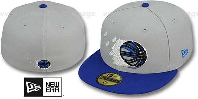 Magic 'TRACE-POP' Grey-Blue Fitted Hat by New Era