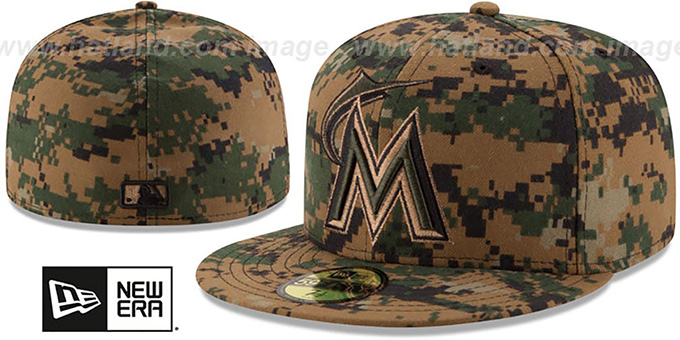 Marlins 2016 MEMORIAL DAY 'STARS N STRIPES' Hat by New Era