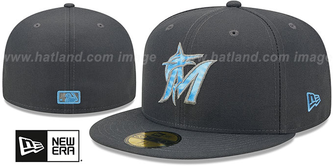 Marlins '2022 FATHERS DAY' Fitted Hat by New Era