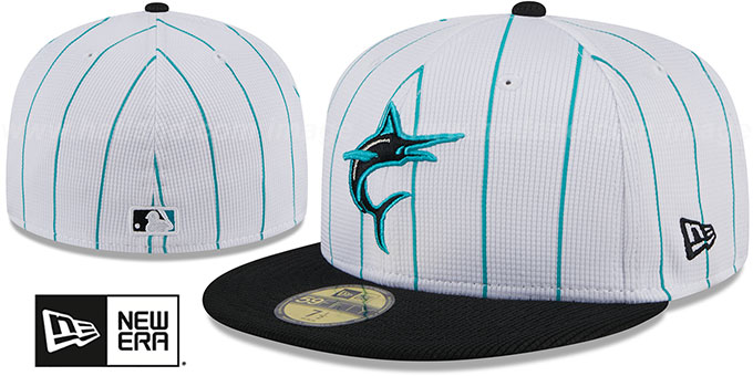 Marlins 2024-25 'BATTING PRACTICE' Fitted Hat by New Era