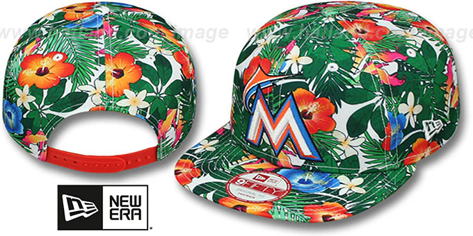 Marlins 'SUNSHINE BLOOM SNAPBACK' Hat by New Era