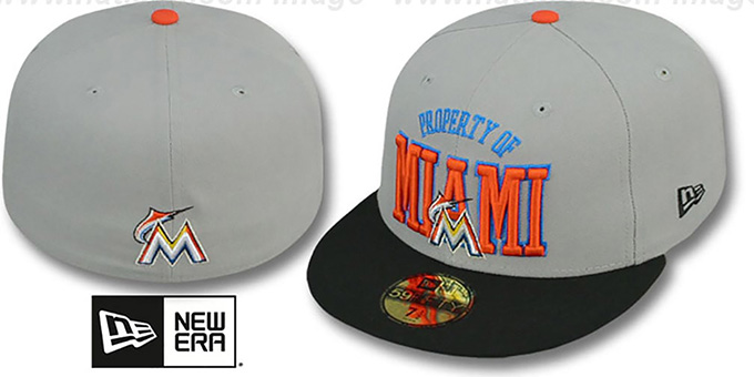 Marlins 'TEAM-PRIDE' Grey-Black Fitted Hat by New Era