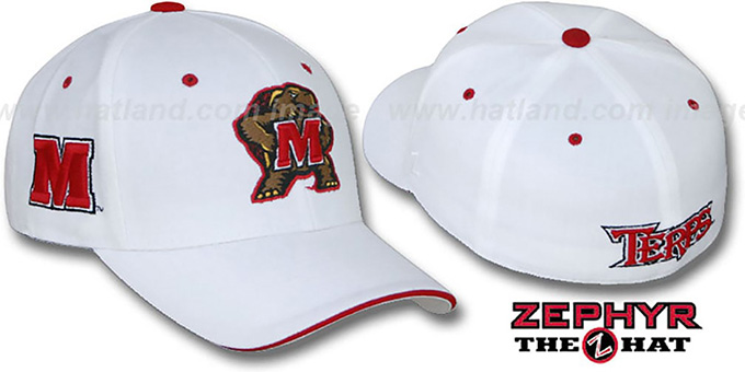 Maryland 'DHS TRIPLE-WHITE 2' Fitted Hat by Zephyr