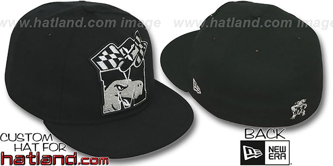 Maryland 'INSIDER BIG-ONE' Black-Silver Fitted Hat by New Era