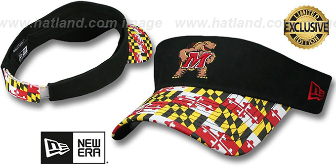 Maryland 'MARYLAND FLAG VISOR' Black-Flag by New Era