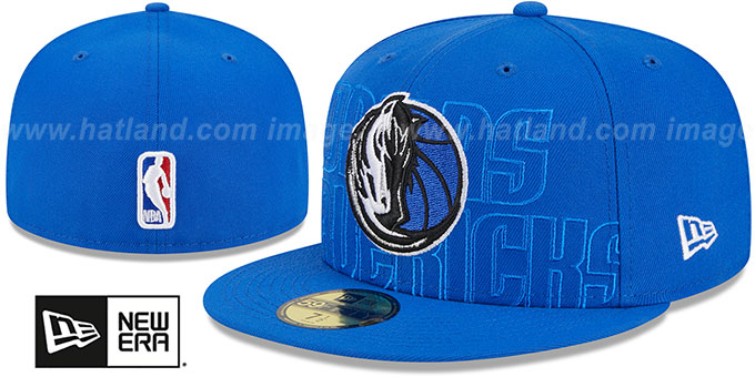 Mavericks 2023 'NBA DRAFT' Royal Fitted Hat by New Era