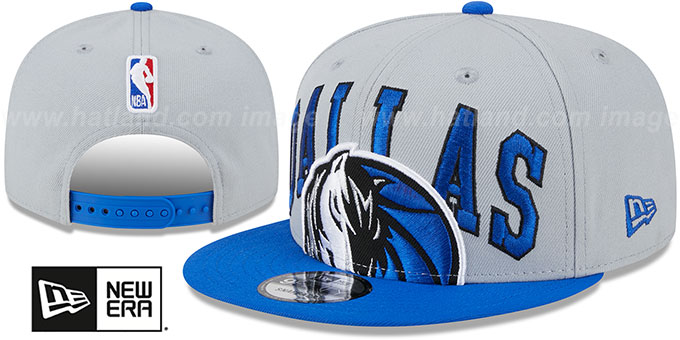 Mavericks '2023 TIP OFF SNAPBACK' Grey-Royal Hat by New Era