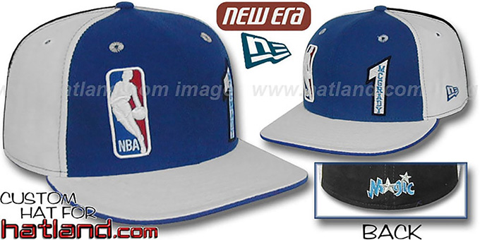 McGrady 'DOUBLE WHAMMY' Royal-White-Black Fitted Hat