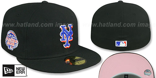 Mets 2013 ALL STAR GAME 'PINK-BOTTOM' Black Fitted Hat by New Era