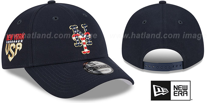 Mets 2023 'JULY 4TH STARS N STRIPES SNAP' Hat by New Era