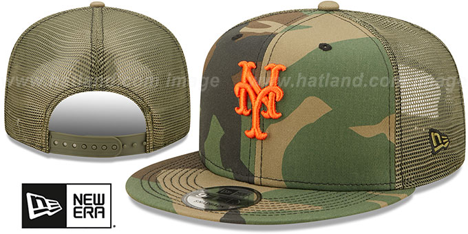 Mets 'ARMY CAMO TRUCKER' Hat by New Era