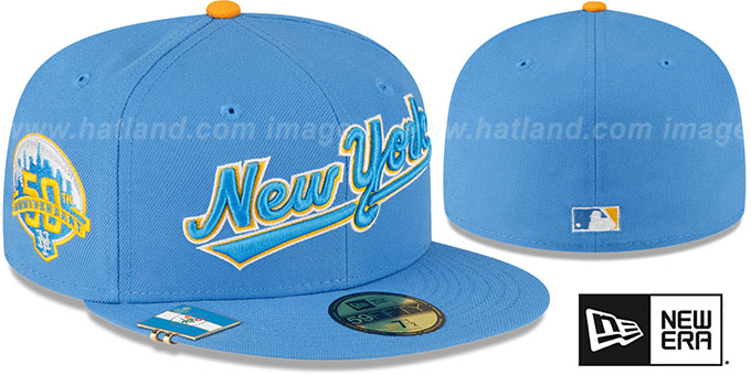 Mets 'CITY FLAG VISOR CLIP SIDE-PATCH' Blue Hat by New Era