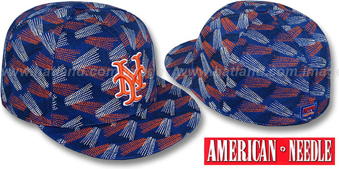 Mets 'FLICKER' Royal Fitted Hat by American Needle