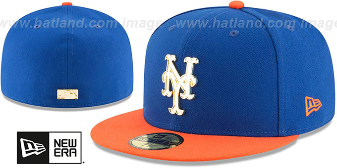 black and orange mets hat