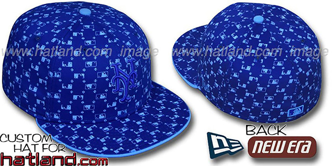 Mets 'MLB FLOCKING' Royal Fitted Hat by New Era