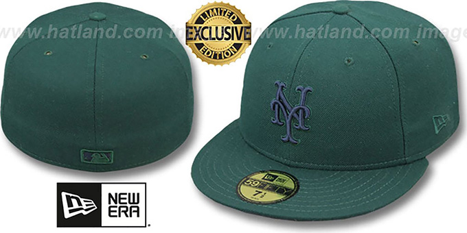 Mets 'QS UNDER PLAID' Green-Navy Fitted Hat by New Era