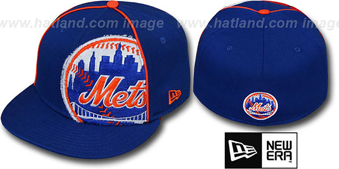 Mets 'TRIBULATOR' Royal Fitted Hat by New Era