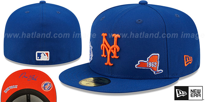 Mets 'TRIPLE THREAT IDENTITY' Royal Fitted Hat by New Era