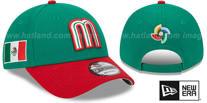 Mexico '2023 WBC GAME STRAPBACK' Green-Red Hat by New Era