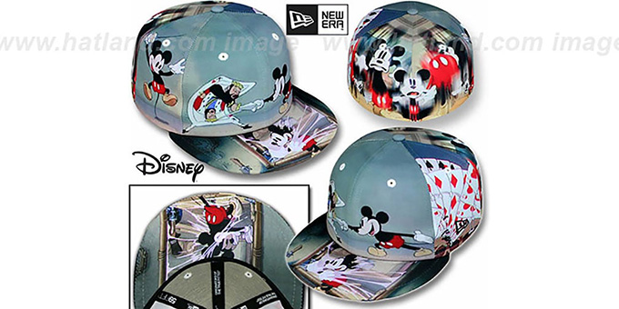 Mickey 'HI-RES MIRROR' Multi Fitted Hat by New Era