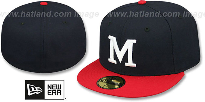 Milwaukee Braves '1965-77 COOPERSTOWN' Fitted Hat by New Era