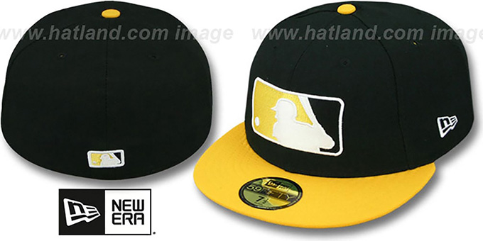 MLB '2T-FASHION UMPIRE' Black-Gold Fitted Hat by New Era