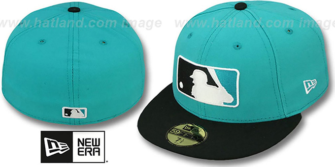 MLB '2T-FASHION UMPIRE' Teal-Black Fitted Hat by New Era