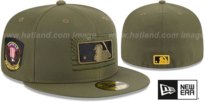 MLB Umpire 2023 ARMED FORCES 'STARS N STRIPES' Hat by New Era