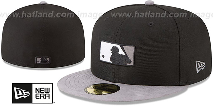 MLB Umpire TONAL-CHOICE Black Fitted Hat by New Era