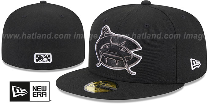 Mudcats 'THEME NIGHT' Black Fitted Hat by New Era