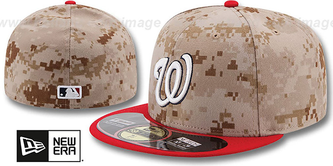 Nationals '2014 STARS N STRIPES' Fitted Hat by New Era