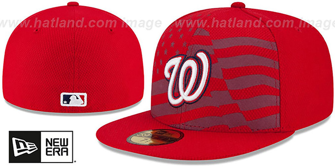 Nationals '2015 JULY 4TH STARS N STRIPES' Hat by New Era