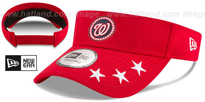 Nationals '2018 MLB ALL-STAR WORKOUT VISOR' by New Era