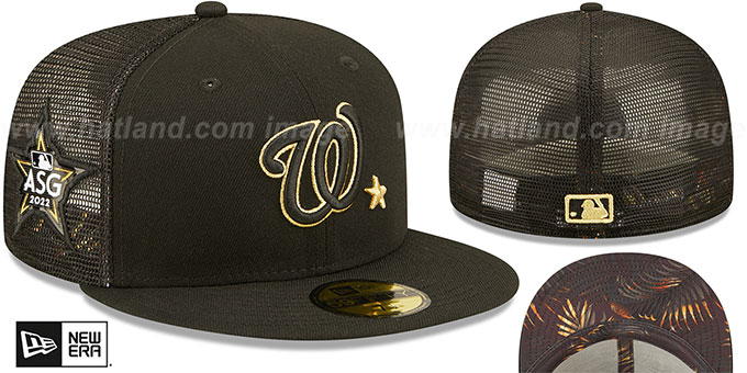 Nationals '2022 MLB ALL-STAR GAME' Black Fitted Hat by New Era