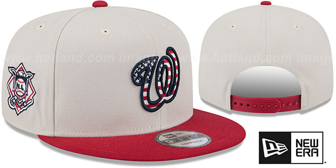 Nationals 2024 'JULY 4TH STARS N STRIPES SNAPBACK' Hat by New Era