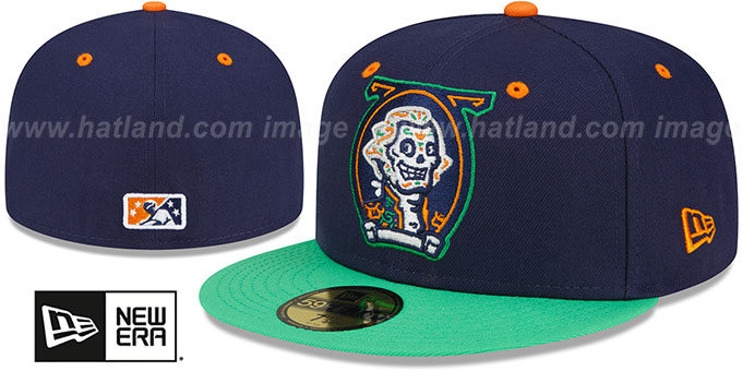 Nationals 'COPA' Navy-Lime Fitted Hat by New Era