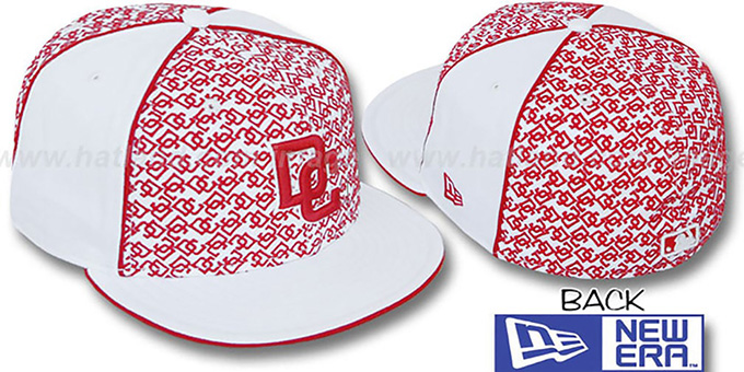 Nationals 'LOS-LOGOS' White-Red Fitted Hat by New Era