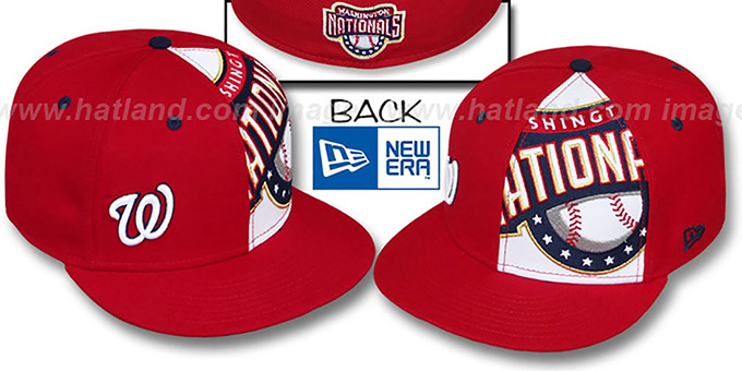 Nationals 'MASCOT-ZOOM' Red Fitted Hat by New Era