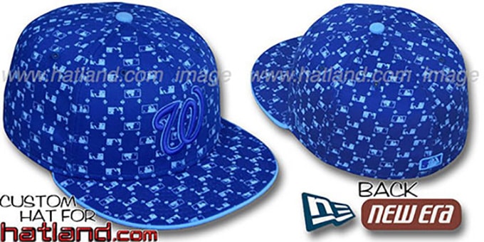 Nationals 'MLB FLOCKING' Royal Fitted Hat by New Era