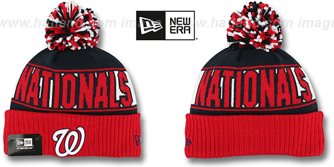 Nationals 'REP-UR-TEAM' Knit Beanie Hat by New Era