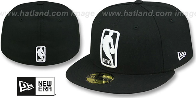 NBA 'LOGOMAN' Black-White Hat by New Era