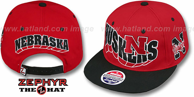 Nebraska '2T FLASHBACK SNAPBACK' Red-Black Hat by Zephyr