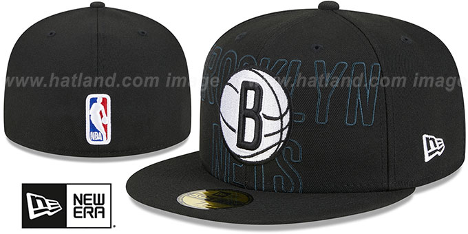 Nets 2023 'NBA DRAFT' Black Fitted Hat by New Era