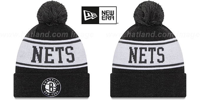 Nets 'BANNER' Knit Beanie Hat by New Era