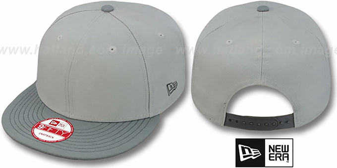 New Era ' 2T BLANK SNAPBACK' Grey-Grey Adjustable Hat