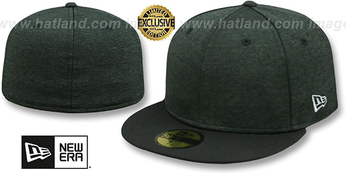 New Era '59FIFTY-BLANK' Black Shadow Tech-Black  Fitted Hat