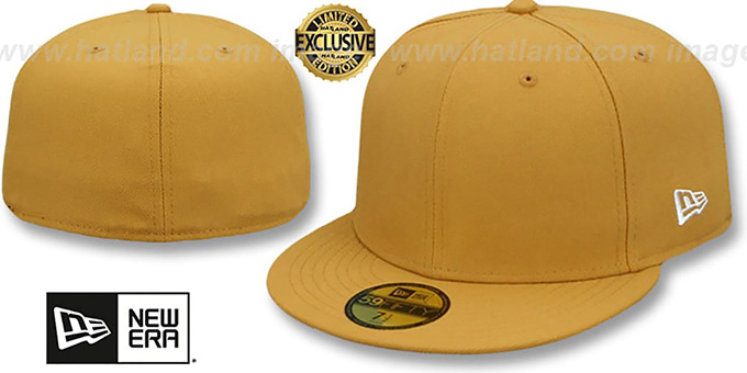 New Era '59FIFTY-BLANK' Panama Tan Fitted Hat